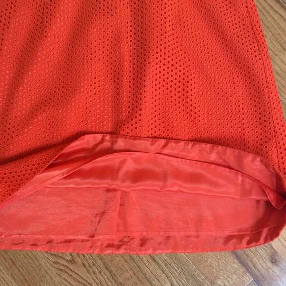 Orange Eyelet JCrew Dress - Picture 6 of 8